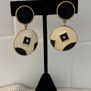 Crown Trifari Clip On Earrings - Vintage